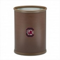 Collegiate Logo Football Texture Oval Wastebasket - South Carolina